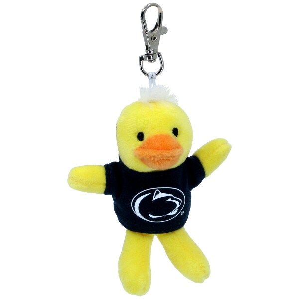 keychain, plush stuffed duck wearing Penn State Athletic Logo shirt